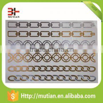 Metallic Temporary Gold Tattoo Sticker for Hands photo-3