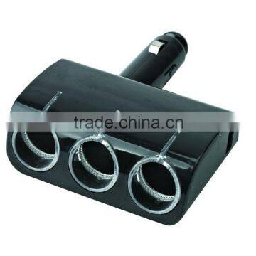 1 to 3 car Cigarette socket with one USB