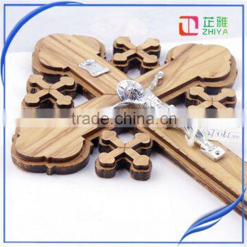 Christian Art Gifts Holy Cross Wood Design photo-3