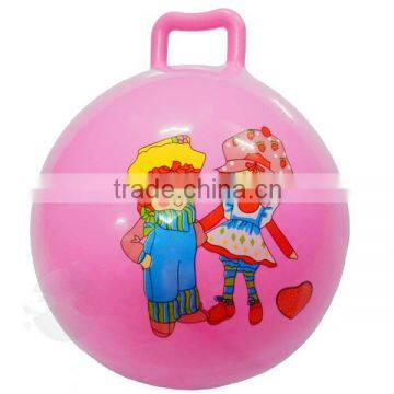 25cm Size Inflatable Pvc Bouncing Hopper Ball for Kids,ball With Handle photo-3