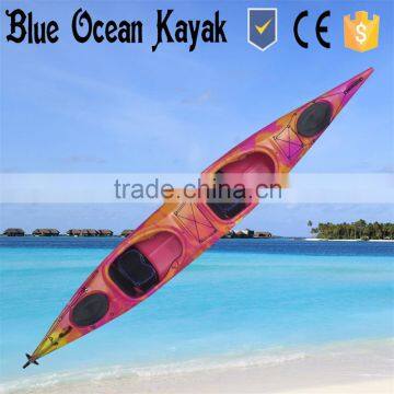 2016 Blue Ocean Double Sea Kayak/plastic Sea Kayak/sit in Kayak