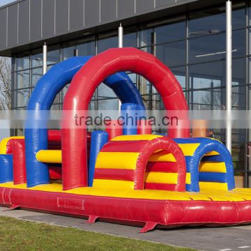 Outdoor Inflatable obstacle course equipment racing for kids and adult game