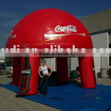 Inflatable coke misting booth /inflatable tent with rooms/portable photo booth