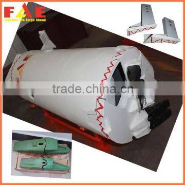 FAE Hot Sale 2 Petals Drilling Bucket With Well Drilling Teeth, Clay Drilling Bucket With Bauer Teeth photo-4