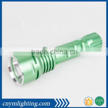 FLA-11 Cool Colorful LED Flashlight Torch with three kinds of batteries