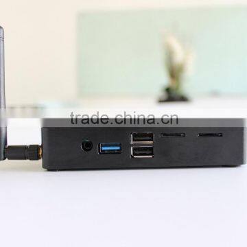 2016 New Arraival Bay Trail Celeron Based Fanless Box PC NUC PC With SIM and TF Card Slot 4USB HDMI Home Theater DBYT50 photo-2