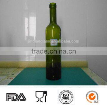 500ml dark green olive oil glass bottle