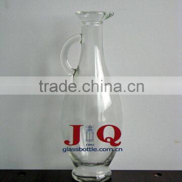 Clear Glass Oil Bottle