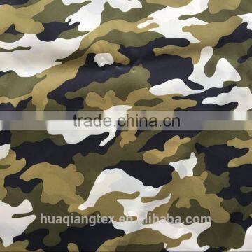 Custom Fabric Printing Camouflage Calendering 400t Taffeta Fabric for Jacket