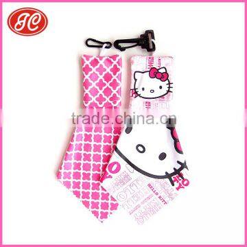 hello kitty microfiber cleaning cloth WITH Key Chain FOR Eyeglasses phone LCD