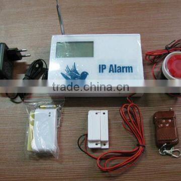 wireless & wired burglar alarm IP security system,IP security alarm monitoring service