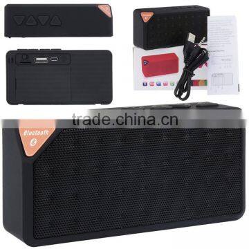 Outdoor sport mini X3 Bluetooth speaker with Mic wireless bluetooth speaker Support TF SD card