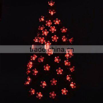 Newest Efficient Solar creative christmas decor Peach blossom led light