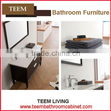 Teem bathroom furniture double bowl bathroom vanity teak bathroom cabinet