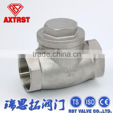 RST Full Port 200 WOG Stainless Steel Thread Swing Check Valve