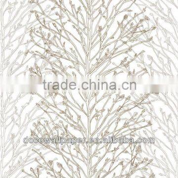 PVC Non-woven derocative wallpaper