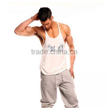 Quick dry bird print eagle style 2015 Wholesale Custom Oem Men's Fashion Gym Singlets