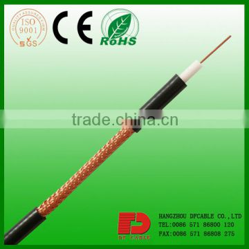 RG59 CCS Quad Shield PE Foam 0.81mm Coaxial Cable Manufaturer UL