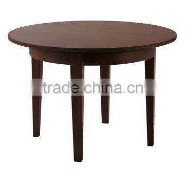 Wholesale round plywood table top restaurant wooden dining table designs