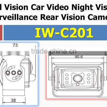 IW-C201 IP68 Waterproof 600TVL Vehicle Rear View Camera photo-2