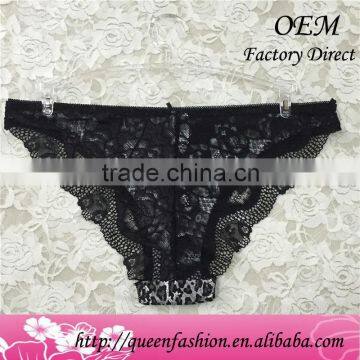 Lace Panties Product Type and Low Cut Panties Type Hot Sexy Women Lace Transparent G-string photo-4