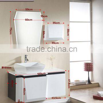 1032 Chinese curved irregular shape bathroom vanity