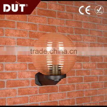 different types color unfadable 250mm acrylic plastic ball wall lighting