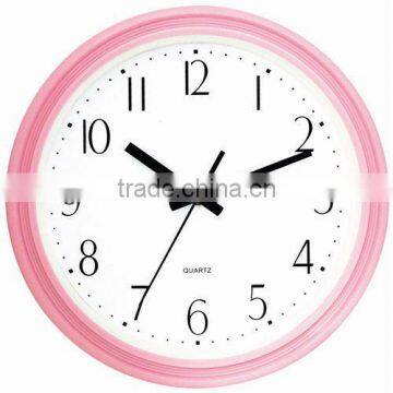 plastic frame quartz clock