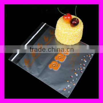 Printed self adhesive pp plastic cake bags