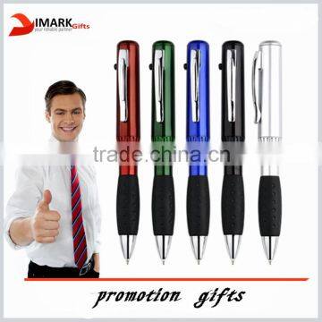 Free sample Promotional Custom plastic gift light ballpoint pen