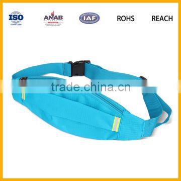 High Quality Lowest Price Fashionable Nylon Folding Sports Elastic Waist Bag for Boys and Girls