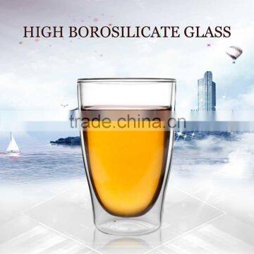 handblown items borosilicate double wall starbucks cup for 400ml