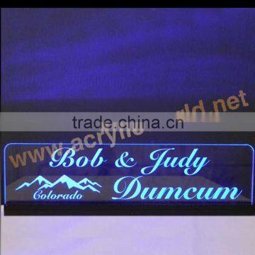 Custom Acrylic Sign Holder Led Factory