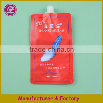 cheap custom printed suction plastic nozzle bags