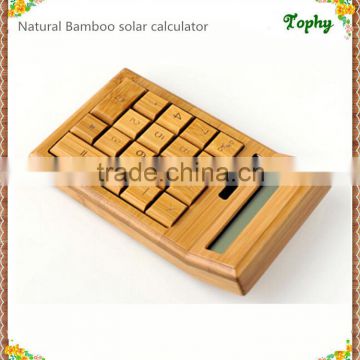 2015 Hot Selling wholesale factory price bamboo wood Calculator,100% natural material, eco-friendly handmade bamboo calculator