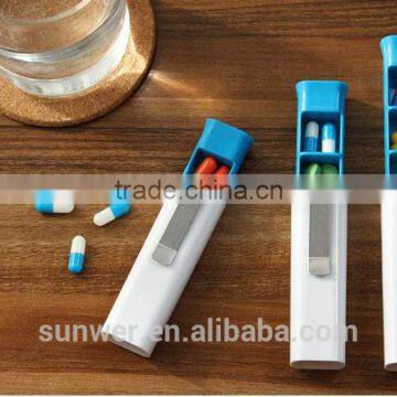 2016 latest portable plastic one day pill box in China