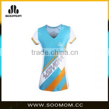 OEM women Running shirt ,Quick Dry Air-pass women Running shirt