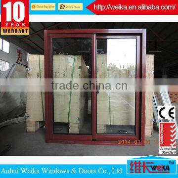 2014 High quality wholesale fashion aluminium frame sliding glass window