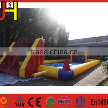 2016 Outdoor Football Field Inflatable Soap Soccer Field for Sale