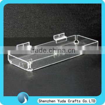 Wall Mounted Plastic Slatwall Display Case