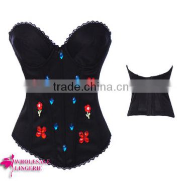 black open hot sex women photo corset Sexy corset with rhinestone