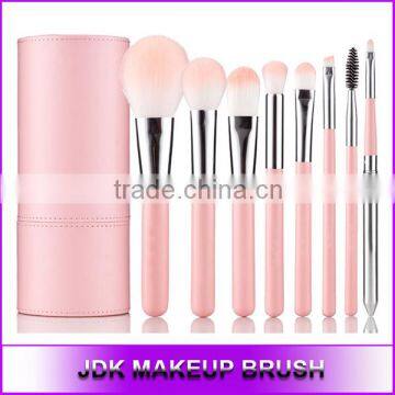 Professional 8pcs make up brush set pink Cosmetic brushes travel sets