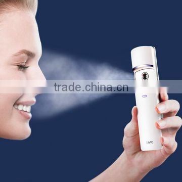 Best selling beauty equipment rechargeble nano ion facial steamer