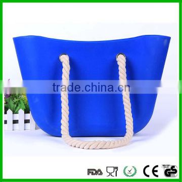 2016 high quality silicone lady custom handbag for sale