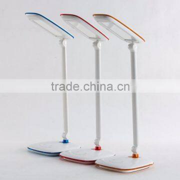 Dimmable led desk lamp ABS Aluminum rechargeable led desk lamp with usb charge for phone