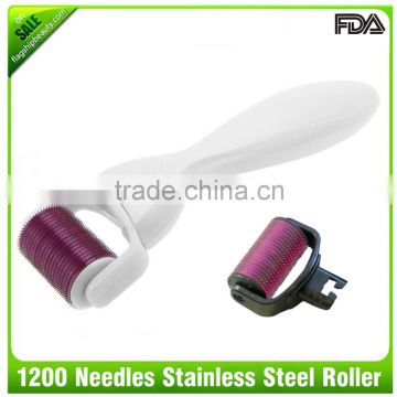 1200 needles body derma roller micro needle therapy