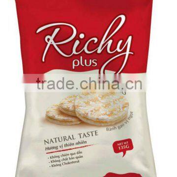 Richy plus rice crackers 135g FMCG products