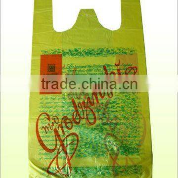 HDPE plastic shopping bag