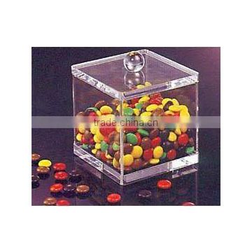 high hardness transparent acrylic box with lid