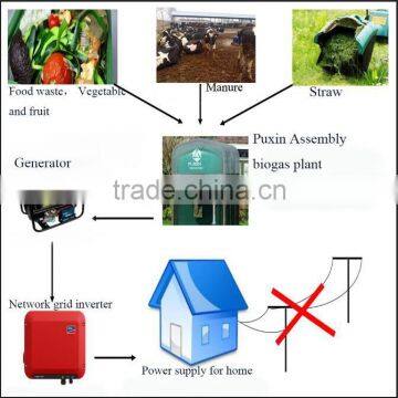 No Smell Mini Size Portable Food Waste Biogas System photo-2